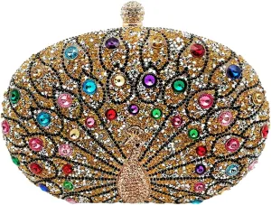 Glitter Rhinestone Clutch Purses for Women Evening Weddings Party Purses Sparkly Crystal Diamond Handbag Luxurious Bags