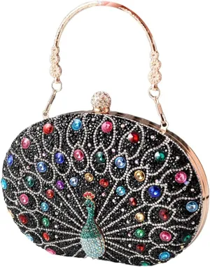 Glitter Rhinestone Clutch Purses for Women Evening Weddings Party Purses Sparkly Crystal Diamond Handbag Luxurious Bags