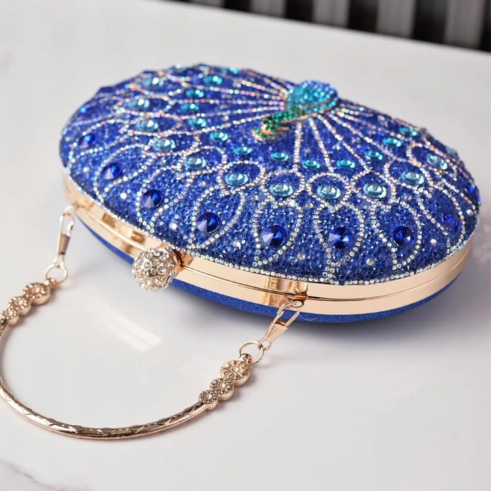 Glitter Rhinestone Clutch Purses for Women Evening Weddings Party Purses Sparkly Crystal Diamond Handbag Luxurious Bags