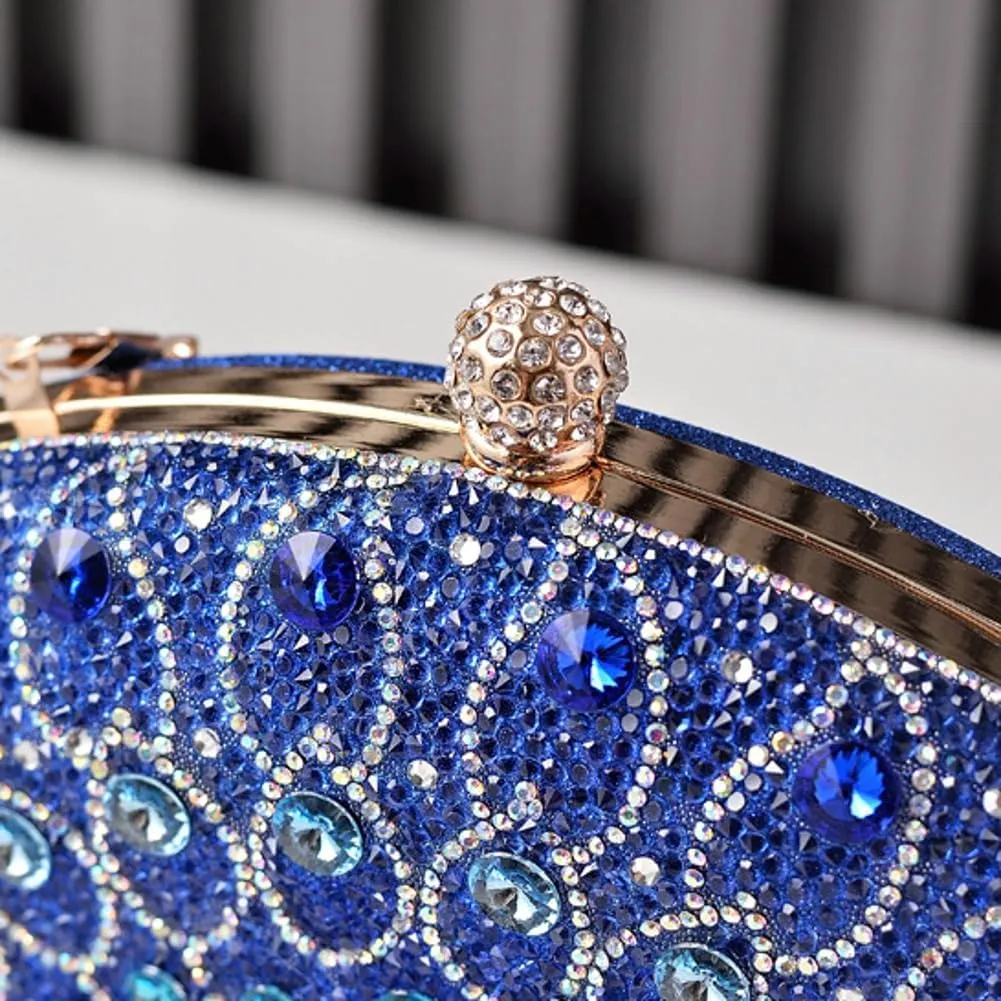 Glitter Rhinestone Clutch Purses for Women Evening Weddings Party Purses Sparkly Crystal Diamond Handbag Luxurious Bags