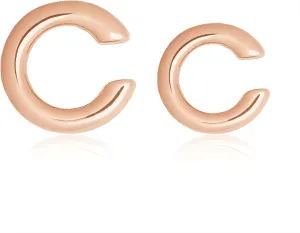 Gold Ear Cuff Earrings For Women Non Piercing Hoops Ear Cartilage Small Minimalist Fake Earrings Sets Adjustable Clip On Wrap Earrings Ear Clips Jewelry Gifts (2 Pcs Rose Gold)