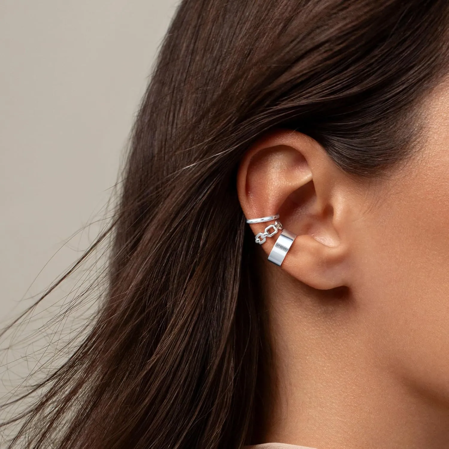 Gold Ear Cuffs for Women Non Piercing, 14K Gold Plated/925 Sterling Silver Ear Cuff Earrings for Women Cartilage Clip On Earrings Trendy Thin Cubic Zirconia Huggie Ear Cuffs for Women Jewelry Gift