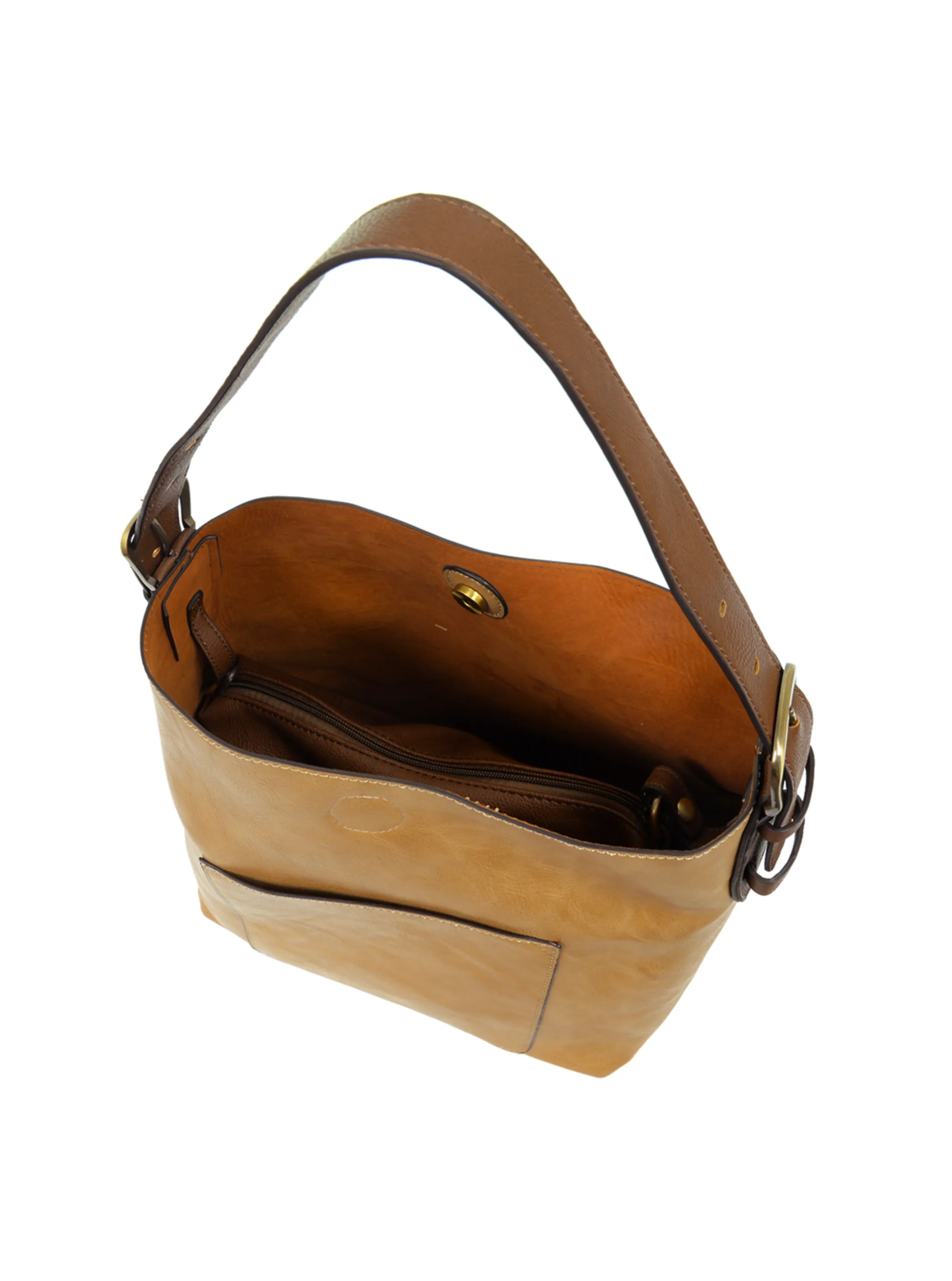 Hobo Coffee Handle Handbag [Camel-L8008]