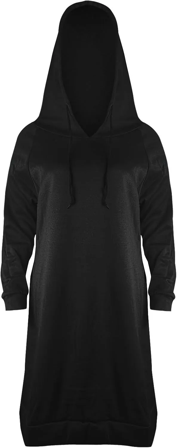 Hoodie Dress for Women Trendy 2025 Oversized Sweatshirt with Hood Spring Fashion Hooded Sweatshirts Dress