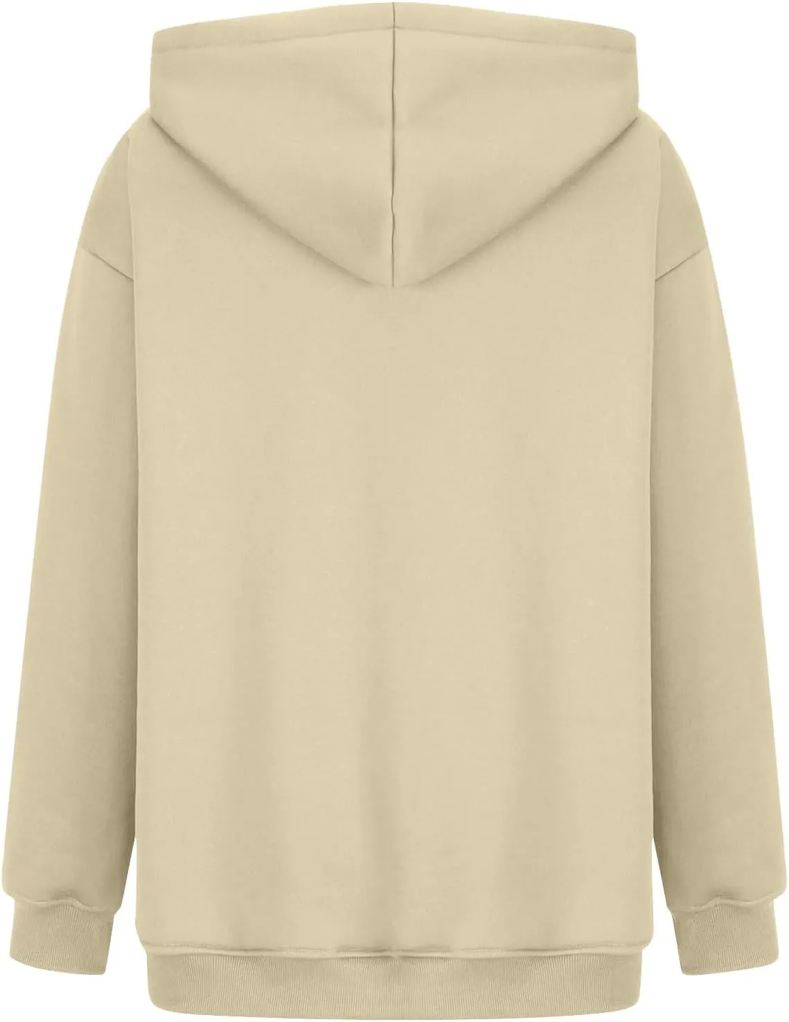 Hoodies For Women, Long Sleeve Oversized Fall Fashion Pullover Tops Casual Holiday Plain Sweatshirts With Pockets