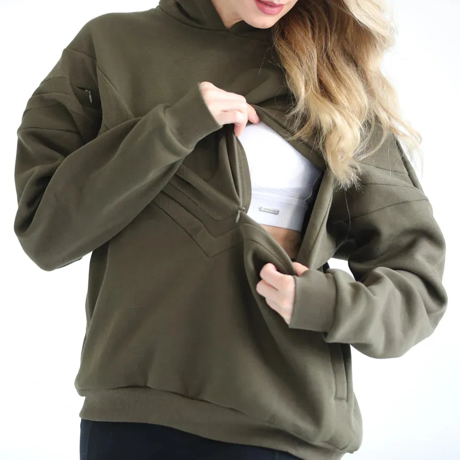 Isabella Ultra Soft Oversized Nursing & Pregnancy Hoodie
