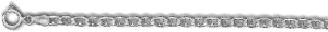 JewelryWeb 925 Sterling Silver 10 Inch Mariner Link Anklet-Anklet for Women in