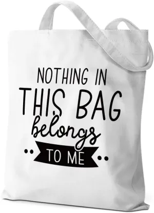 Jztco Funny Gifts Tote Bag Humor Novelty Beach Bag Travel Shopping Bag Reusable Grocery Bags Sarcastic Gifts