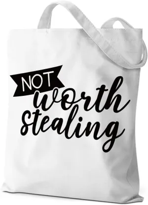 Jztco Funny Gifts Tote Bag Humor Novelty Beach Bag Travel Shopping Bag Reusable Grocery Bags Sarcastic Gifts