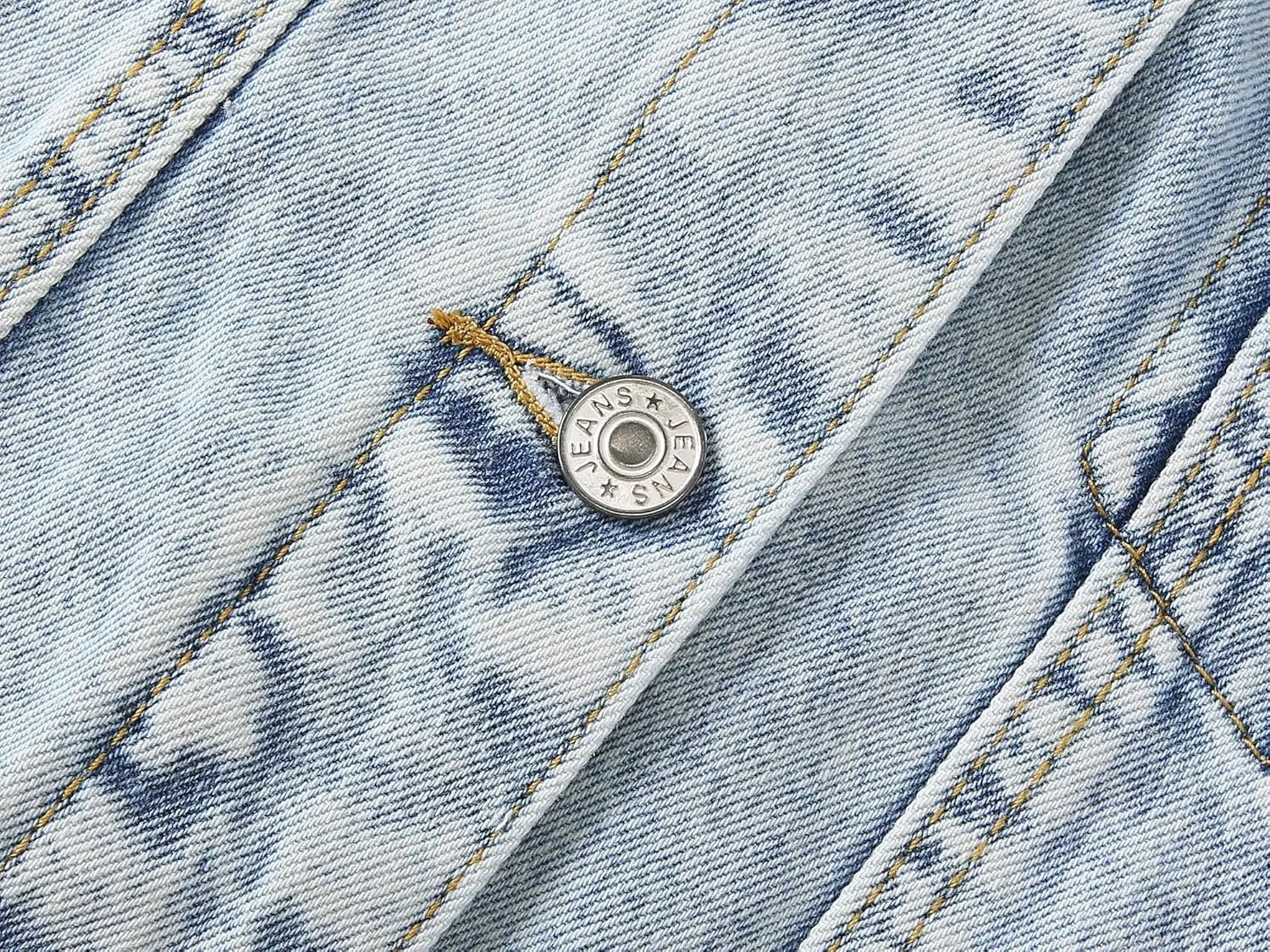 Kedera Womens Cropped Denim Jackets Distressed Ripped 3/4 Sleeve Jean Jacket Coats