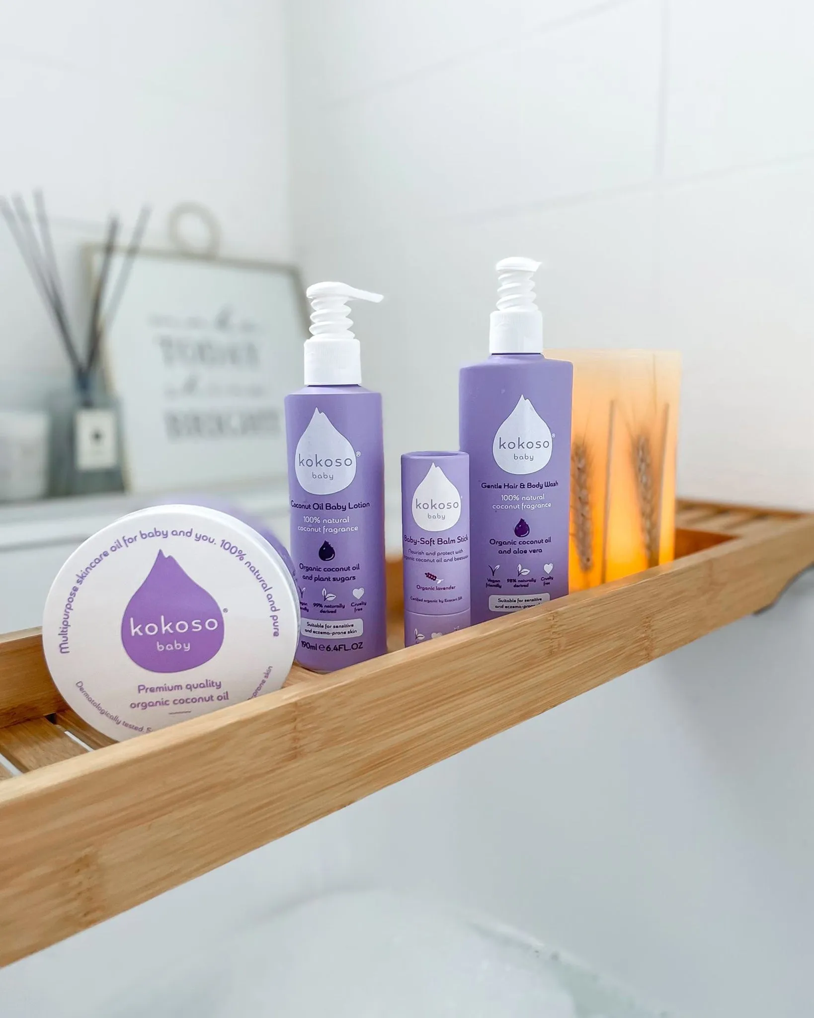 Kokoso Scented Baby Gift Set - Coconut & Lavender