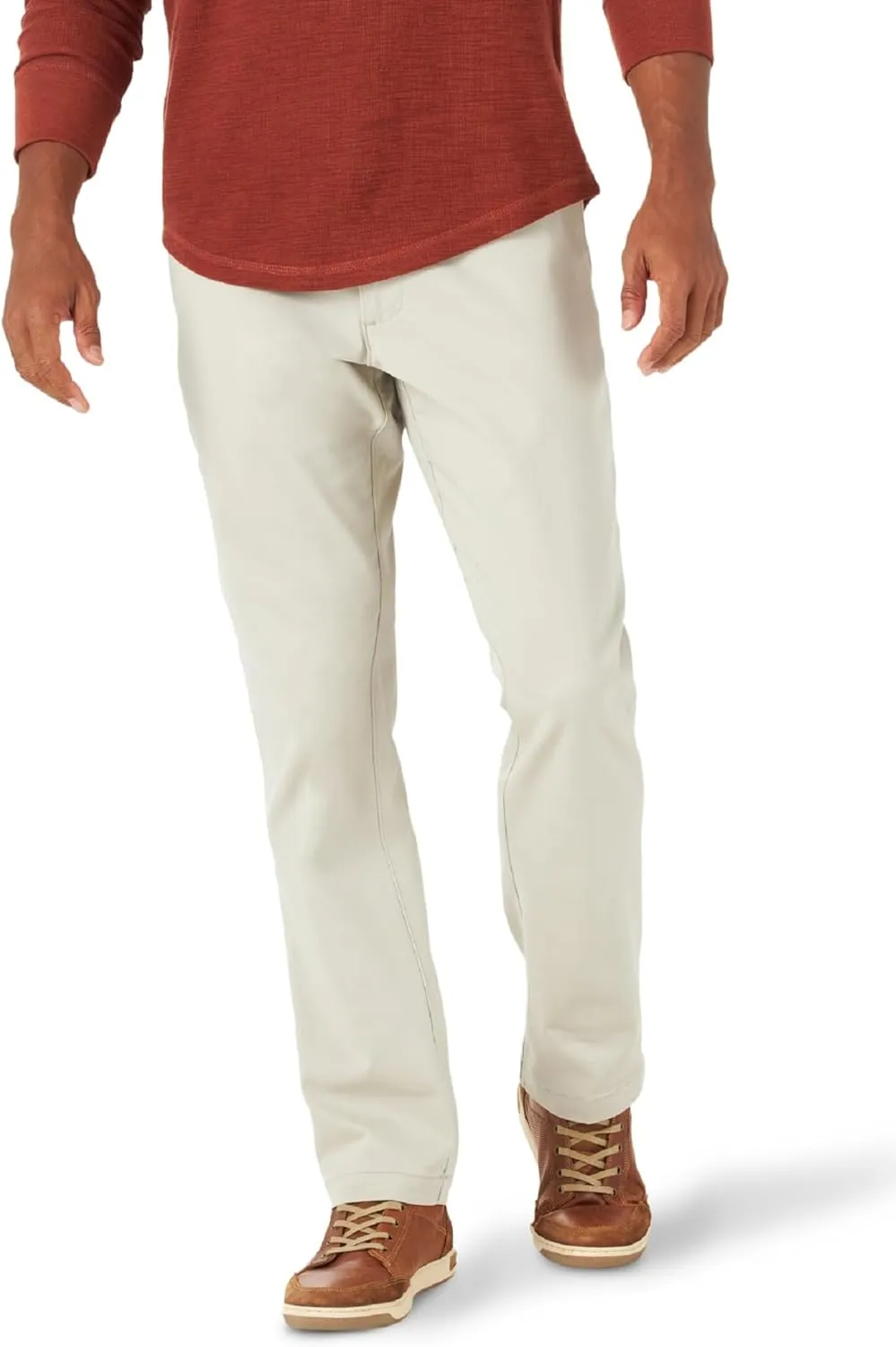 Lee Men's Extreme Motion Flat Front Relaxed Taper Pant