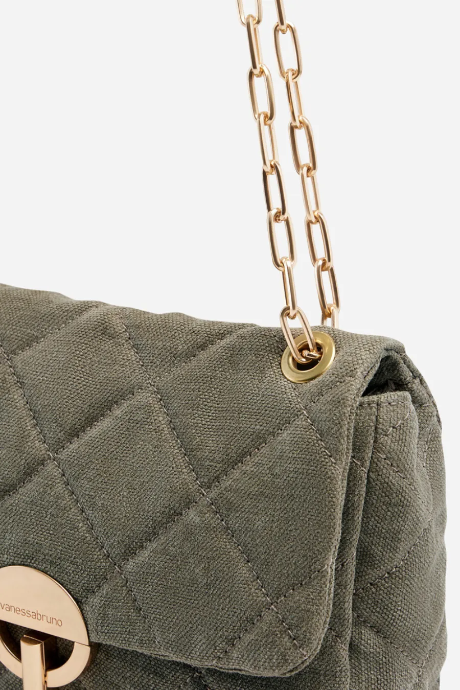 Linen Moon MM Bag Khaki