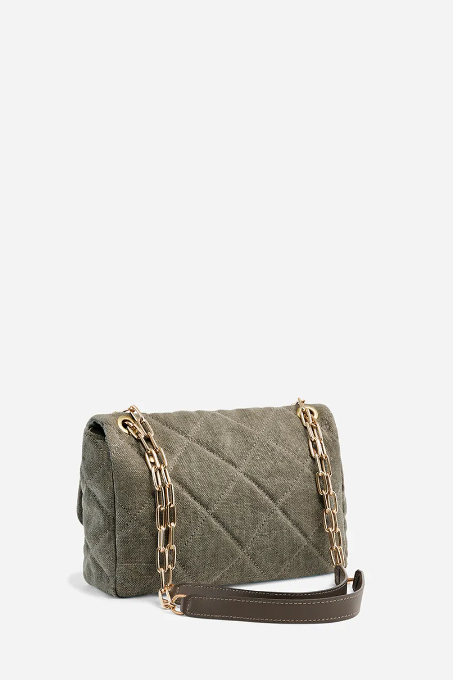 Linen Moon MM Bag Khaki
