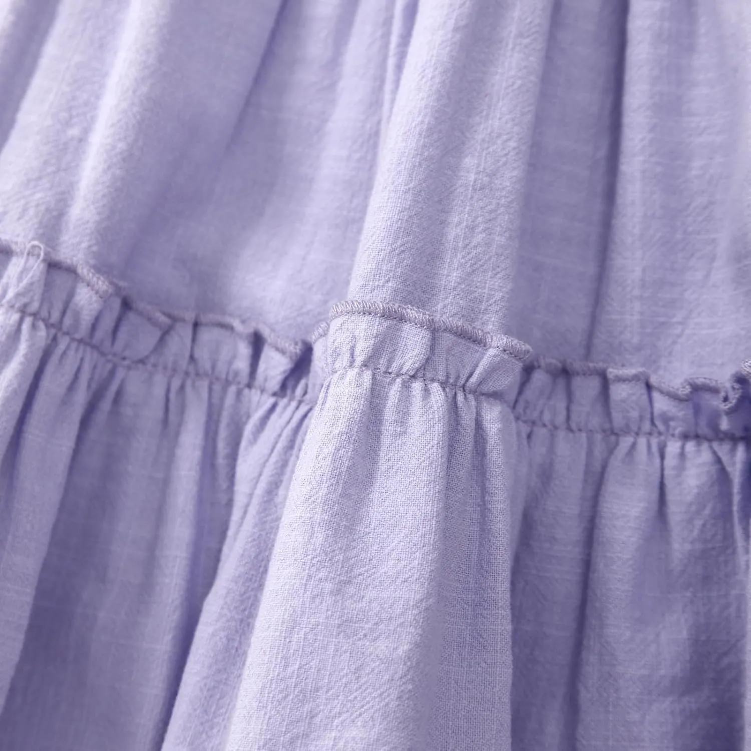 Little Girls Dresses Linen Ruffle Sleeveless Casual Dress Kids Summer Beach Clothes Sundress