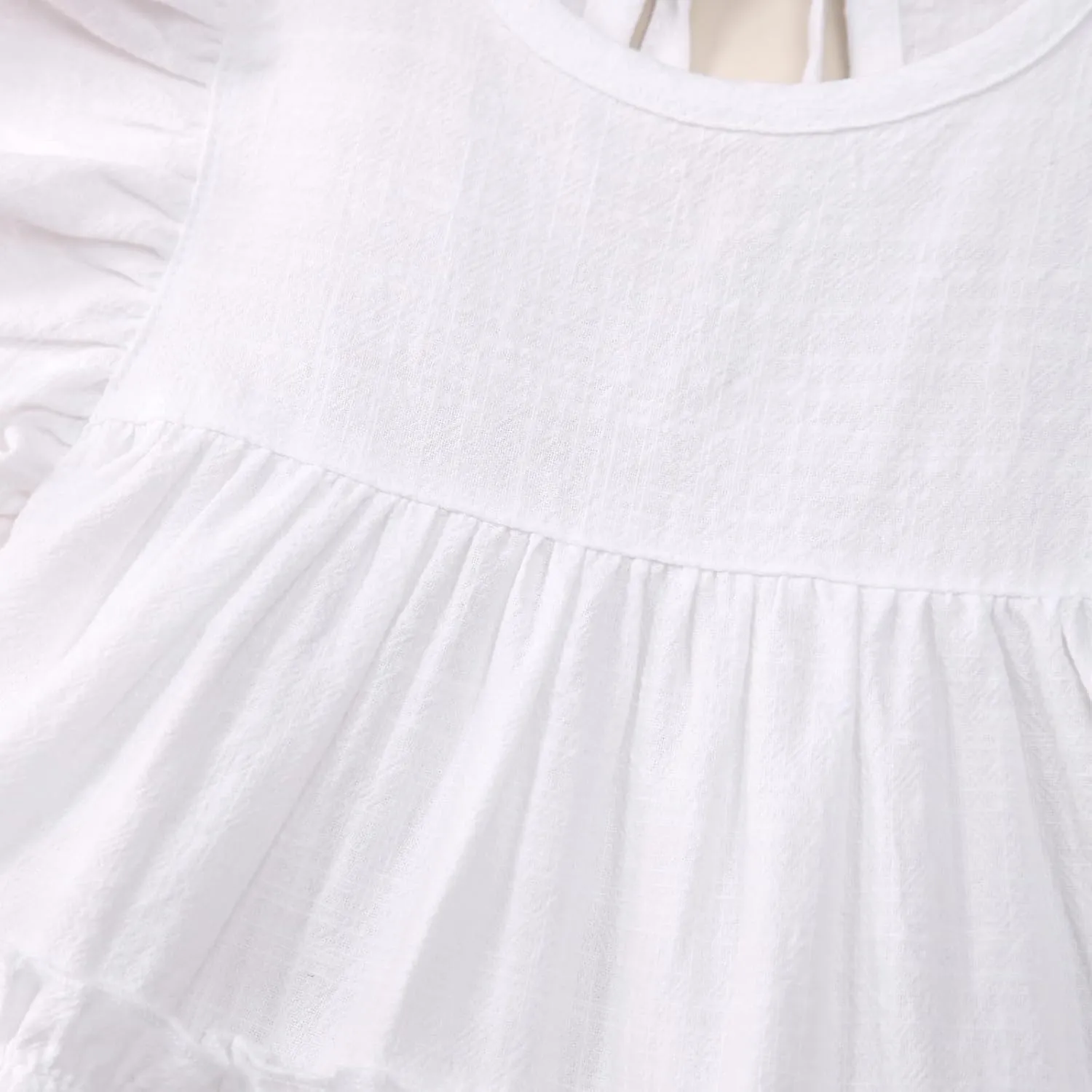 Little Girls Dresses Linen Ruffle Sleeveless Casual Dress Kids Summer Beach Clothes Sundress