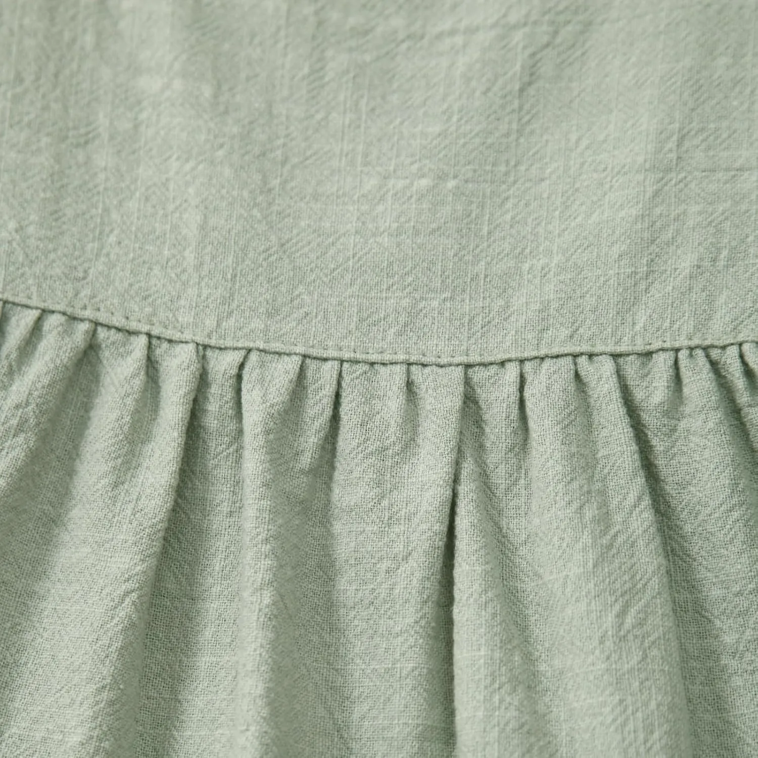 Little Girls Dresses Linen Ruffle Sleeveless Casual Dress Kids Summer Beach Clothes Sundress
