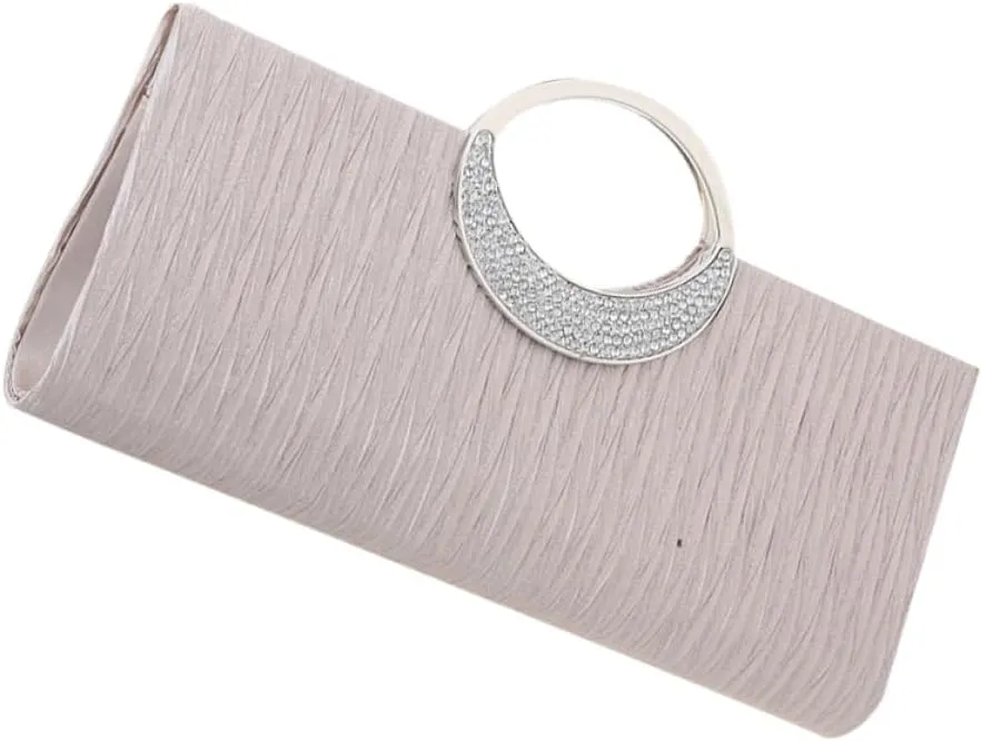 Luxurious Beaded Clutch Purse Elegant Evening Handbag for Women's Wedding Prom