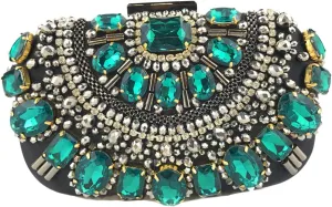Luxurious Evening Clutch Handbag for Women Rhinestone Clutch Bag Chain for Party Banquet