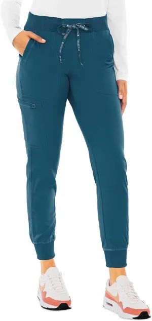Med Couture Scrub Pants for Women Jogger Pant with 5 Pockets, Lightweight, Ultra Soft, 2-Way Stretch Fabric - MC7710