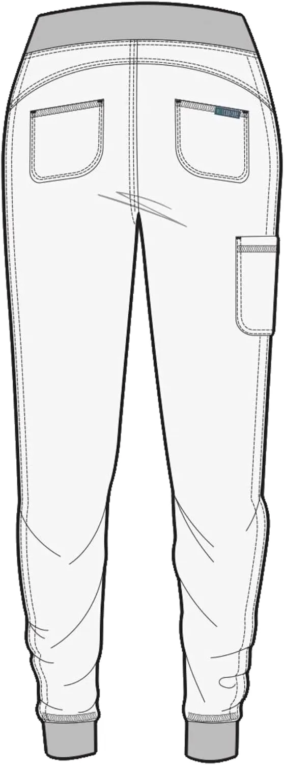 Med Couture Scrub Pants for Women Jogger Pant with 5 Pockets, Lightweight, Ultra Soft, 2-Way Stretch Fabric - MC7710