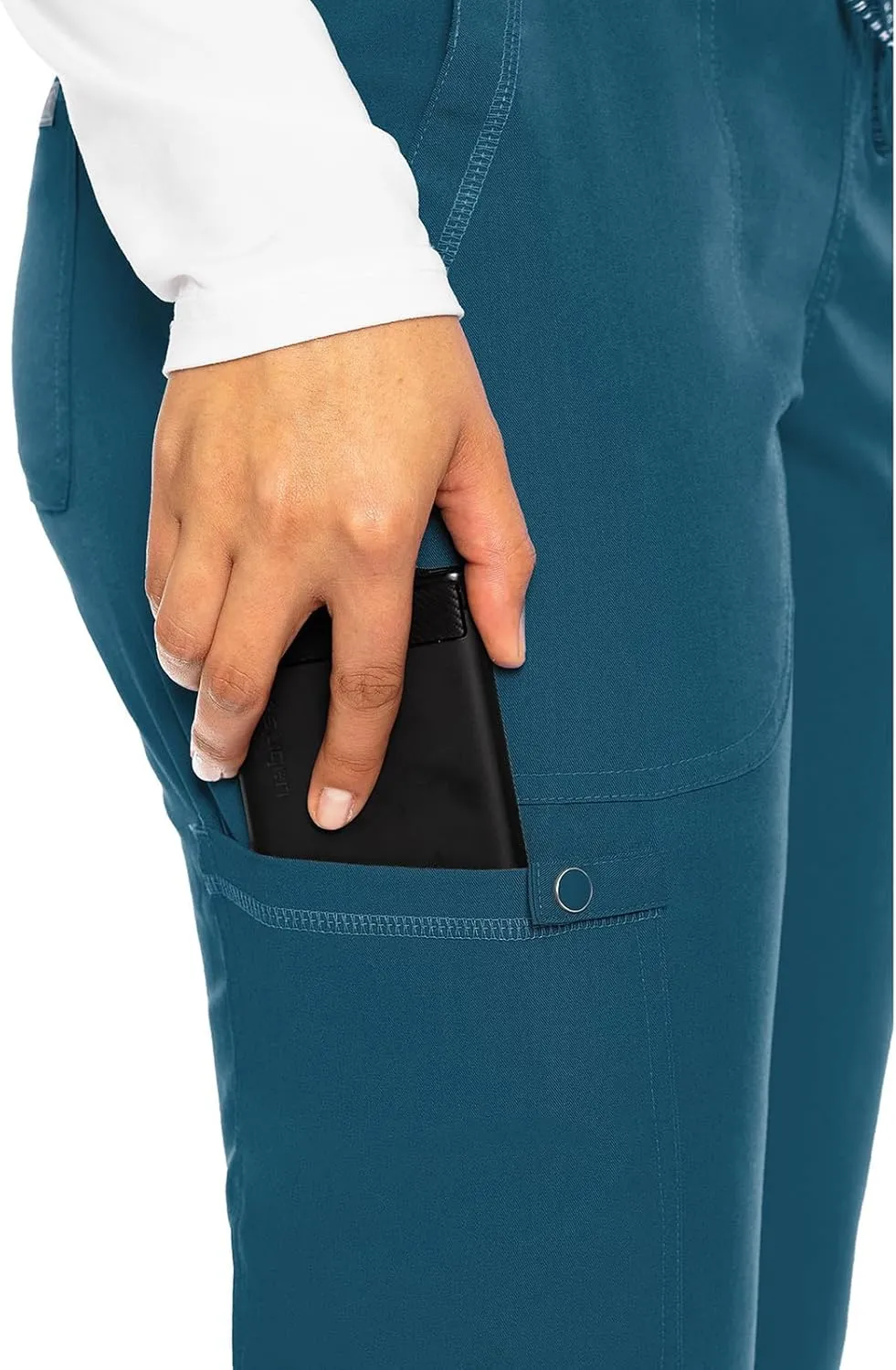 Med Couture Scrub Pants for Women Jogger Pant with 5 Pockets, Lightweight, Ultra Soft, 2-Way Stretch Fabric - MC7710