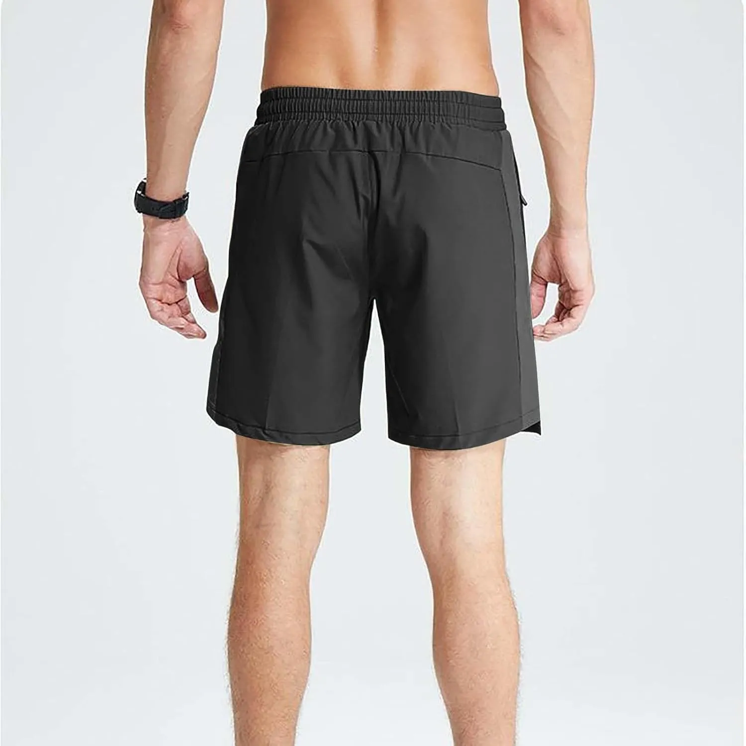 Men Athletic Basketball Shorts Workout Gym Quick Dry Shorts Lightweight Breathable Loose Mesh Running Tennis Pants 2024 Trend