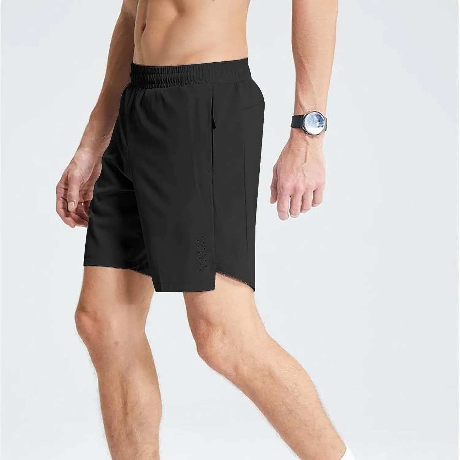 Men Athletic Basketball Shorts Workout Gym Quick Dry Shorts Lightweight Breathable Loose Mesh Running Tennis Pants 2024 Trend