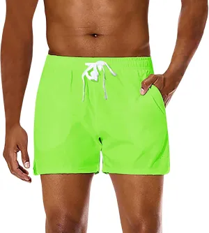 Men Summer Sports Shorts Combat Lightweight Quick Dry Baggy Workout Casual Pants Solid Beach Hiking Breathable Bermuda Pant