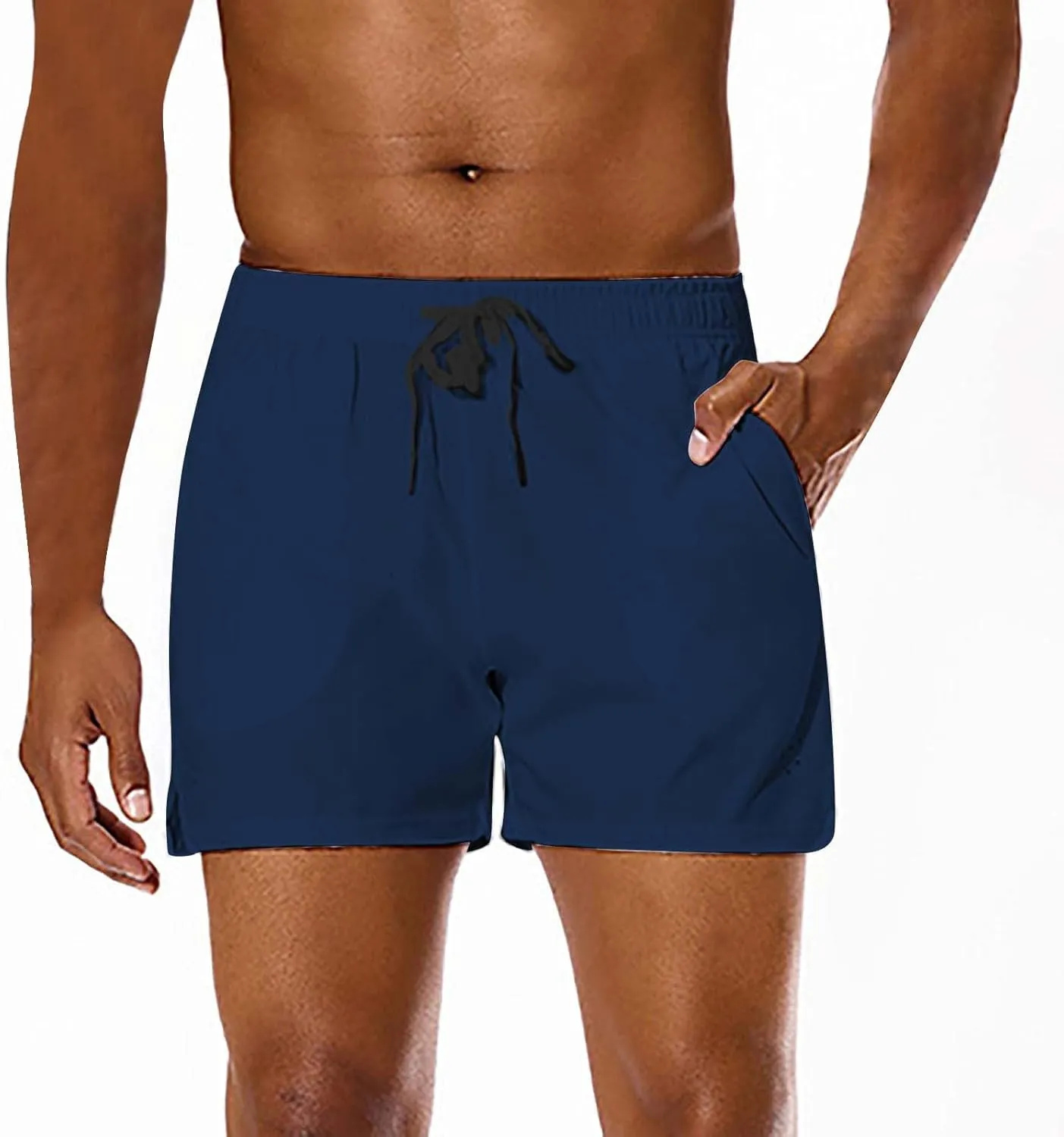 Mens Beach Shorts Track Combat Lightweight Breathable Casual Workout Jogger Capris Tactical Outdoor Vacation Plus Size Pants