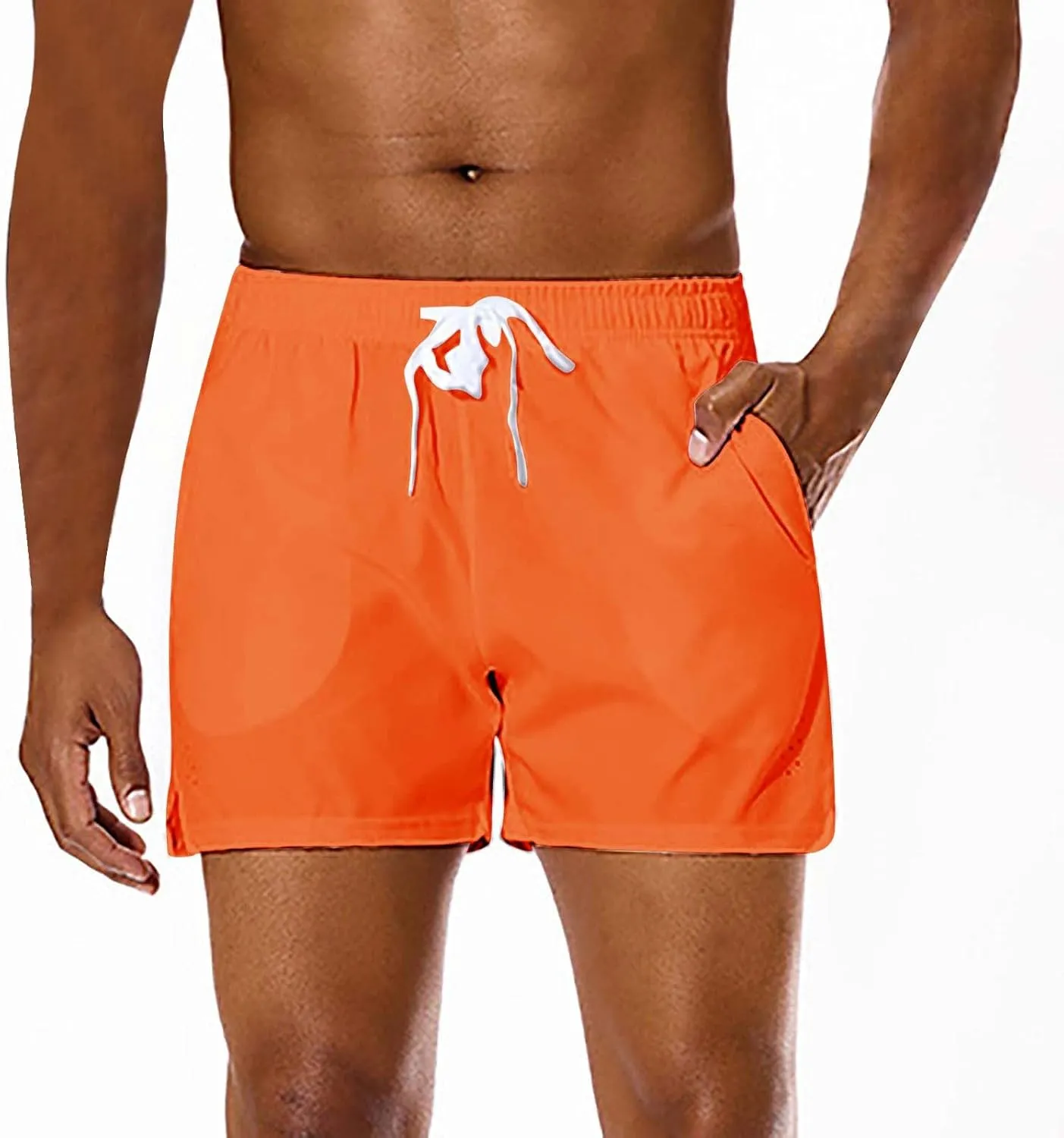 Mens Beach Shorts Track Combat Lightweight Breathable Casual Workout Jogger Capris Tactical Outdoor Vacation Plus Size Pants