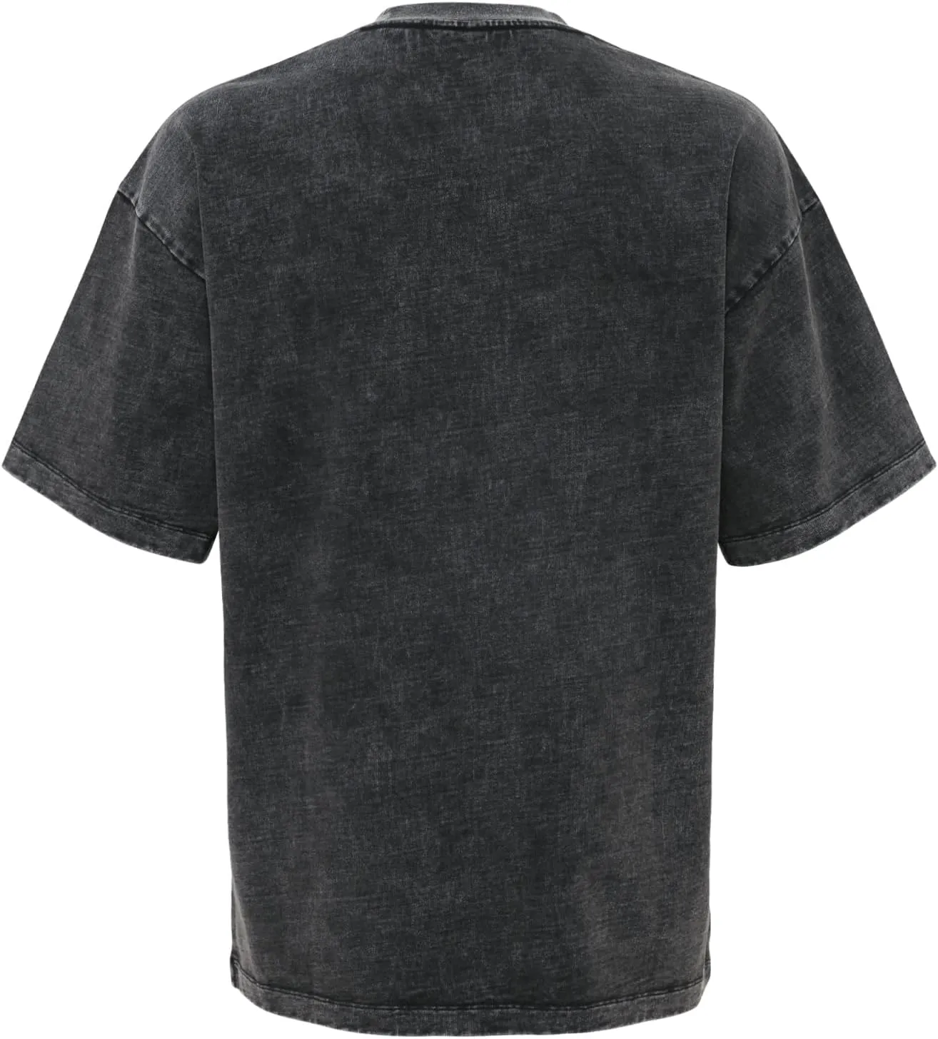 Men's Heavyweight Cotton T-Shirt 300GSM Thick Fabric, Classic Crew Neck Short Sleeve Casual Tee for Men