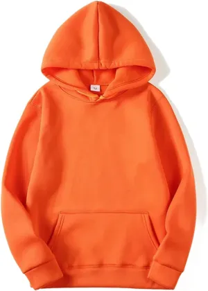 Men's Hoodie Casual Hoodies Pullovers Sweatshirts Men's Top Solid Color Hoodies Sweatshirt