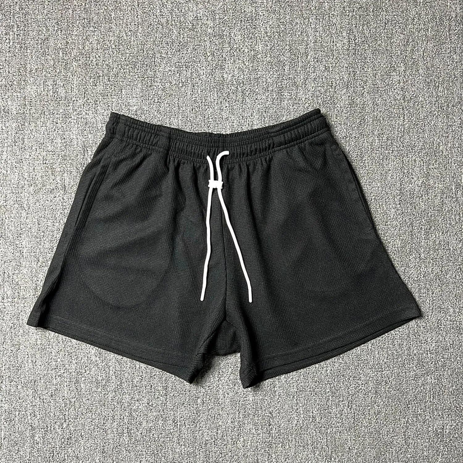 Mens Jogger Shorts Plus Size Combat Tactical Elastic Drawstring Lightweight Baggy Pants Military Gym Workout Casual Bermuda