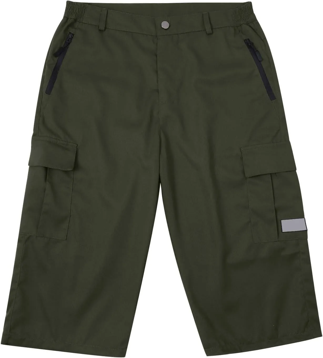 Mens Outdoor Thin Work Climbing Capris Quick Dry Lightweight 3/4 Hiking Walking Shorts Shorts ith Multi Pockets 2024 Fashion