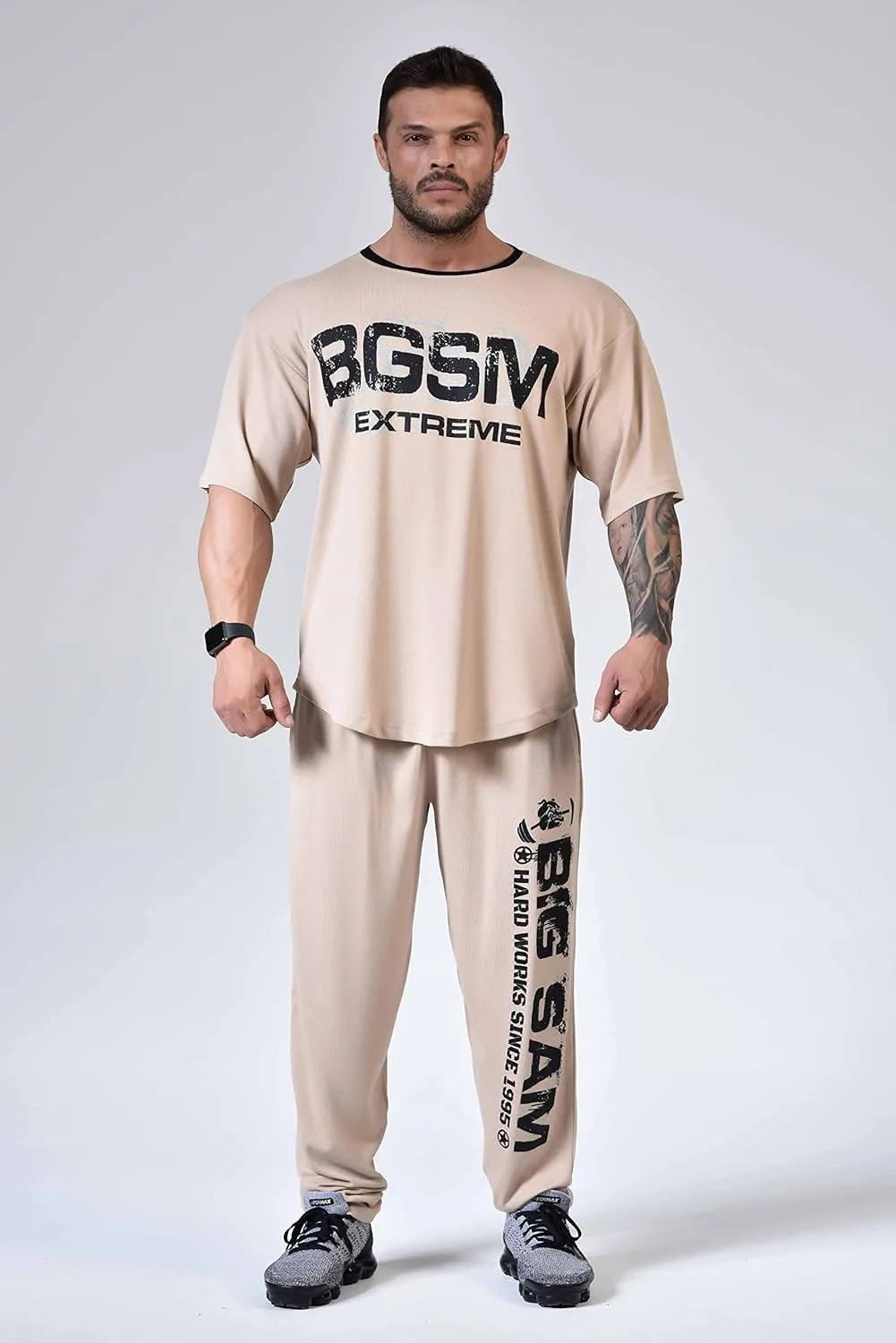 Men's Oversize T-Shirt, Flowy Flexible Active Top