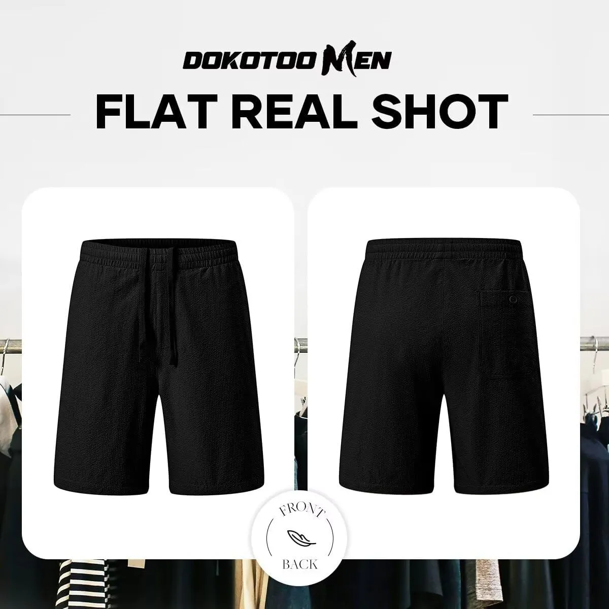 Mens Seersucker Shorts Casual Elastic Waist Drawstring Shorts Stretch Summer Beach Vacation Shorts with Pockets