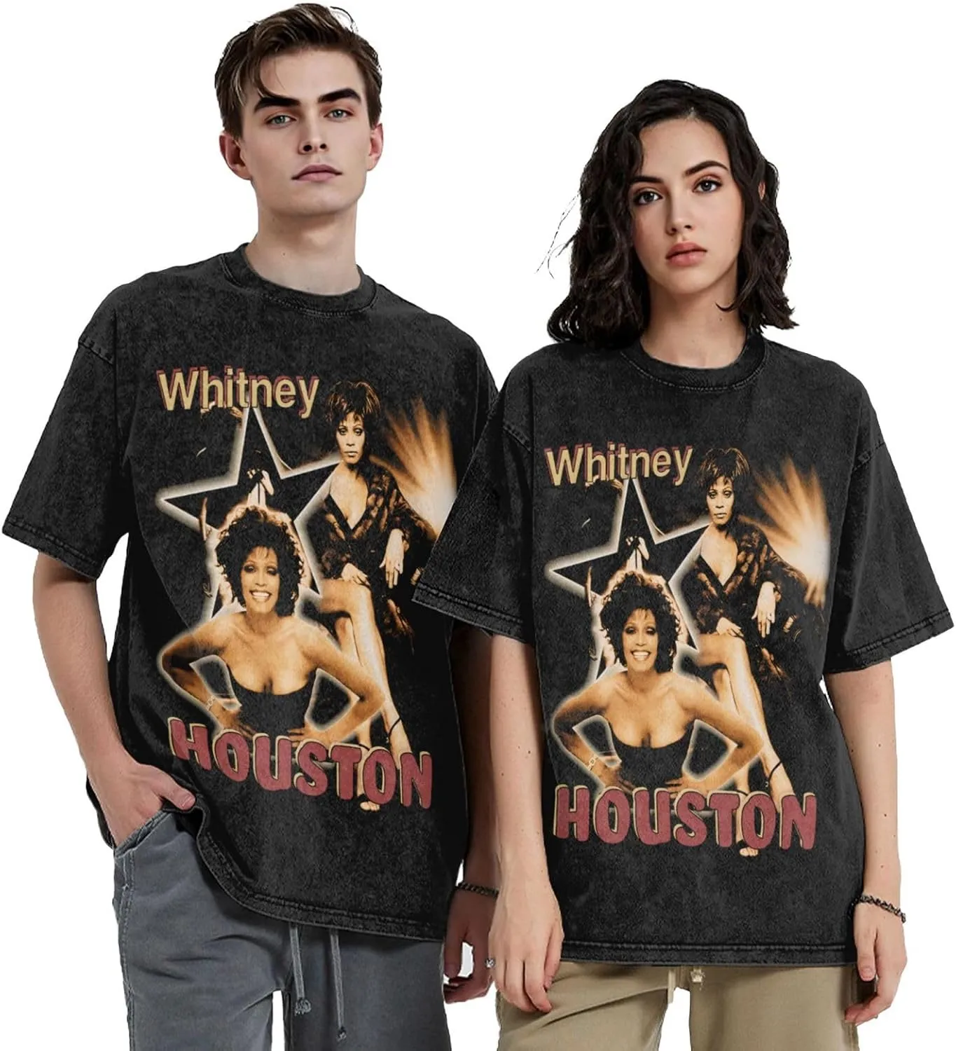Mens Shirt Summer Cotton T-Shirt Classic Crewneck Tee Tops Vintage T Shirts for Men Women