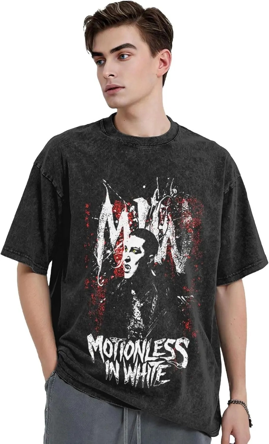 Mens Shirt Summer Cotton T-Shirt Classic Crewneck Tee Tops Vintage T Shirts for Men Women