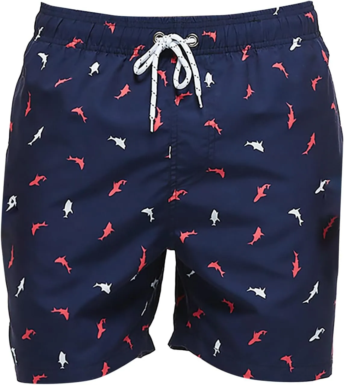 Mens Summer Printed Shorts Holiday Beach Vacation Lightweight Quick Drying Combat Pants Military Tactical Drawstring Bermuda
