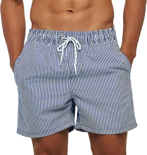 Mens Summer Printed Shorts Holiday Beach Vacation Lightweight Quick Drying Combat Pants Military Tactical Drawstring Bermuda