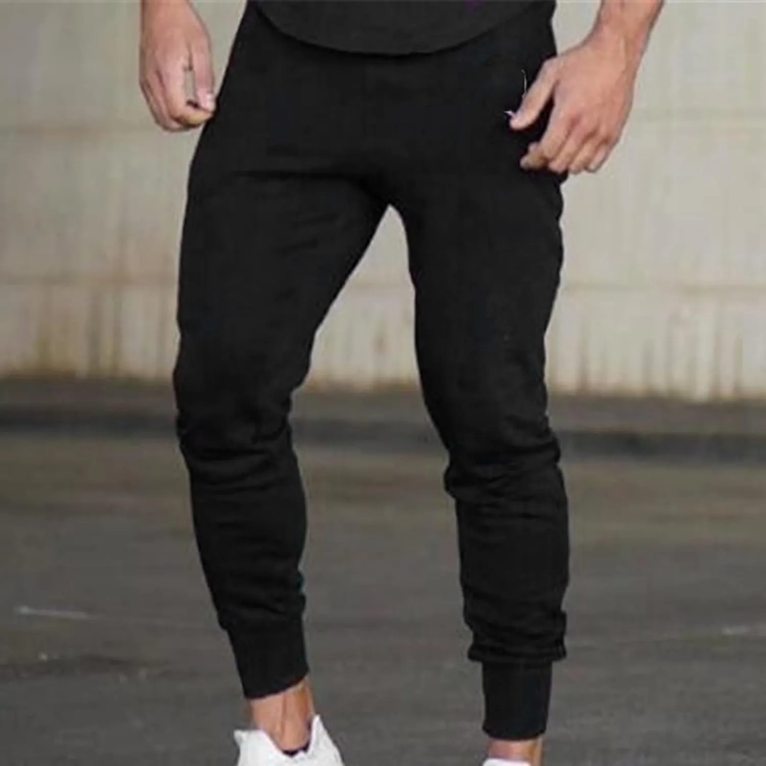 Mens Sweatpants Joggers Tapered Slim Fit Drawstring Casual Athletic Pants Traning Running Workout Track Trousers