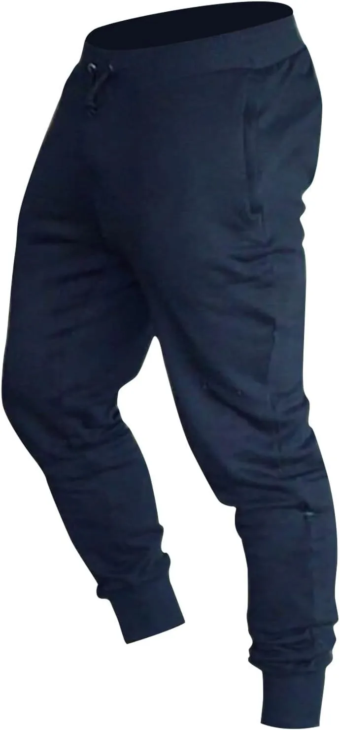 Mens Sweatpants Joggers Tapered Slim Fit Drawstring Casual Athletic Pants Traning Running Workout Track Trousers