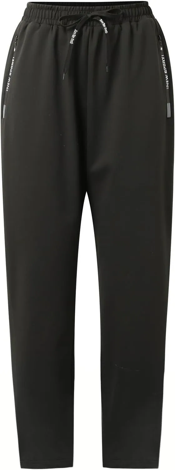Mens Tracksuit Pant Casual Classic Joggers Workout Sweatpant Pockets Elasticated Waistband Cargo Pant