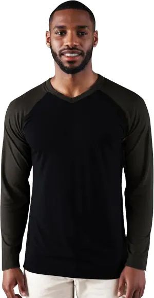 Mens V Neck T Shirts Classic Casual Active Cotton Baseball Style Mordern Fitted Tee Shirts
