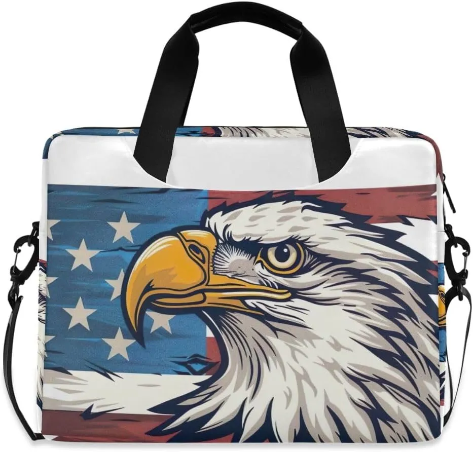 Moon and Women on Dark Laptop Shoulder Bag 15.6 Inch Laptop Tablet Sleek Messenger Bag Business Casual