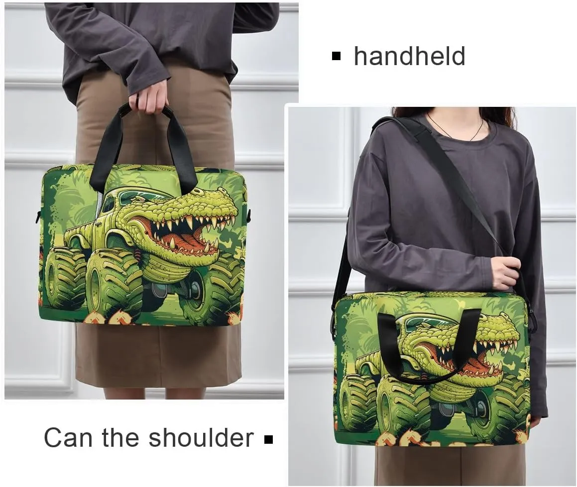 Moon and Women on Dark Laptop Shoulder Bag 15.6 Inch Laptop Tablet Sleek Messenger Bag Business Casual