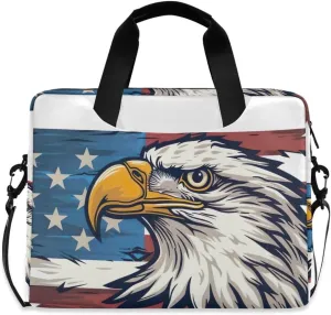 Moon and Women on Dark Laptop Shoulder Bag 15.6 Inch Laptop Tablet Sleek Messenger Bag Business Casual