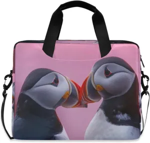 Moon and Women on Dark Laptop Shoulder Bag 15.6 Inch Laptop Tablet Sleek Messenger Bag Business Casual