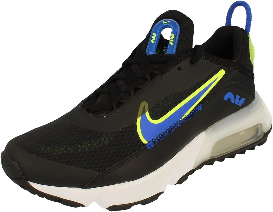 Nike Air Max 2090 GS Running Trainers DA4669 Sneakers Shoes (UK 5.5 us 6Y EU 38.5, Black Racer Blue Volt 001)